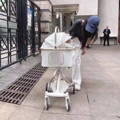 Pet Stroller,Pet Trolley And Carrier Auto Folding Luxury Pet Stroller dog cart