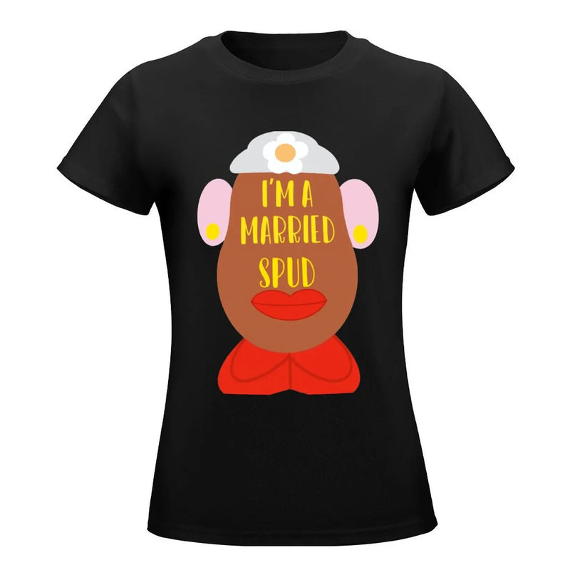 I’m a Married Spud T-Shirt hippie clothes korean fashion Aesthetic clothing Woman clothes