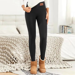 Stylish Warm: Women's Warm High-waisted Leggings Are Elastic And Comfortable