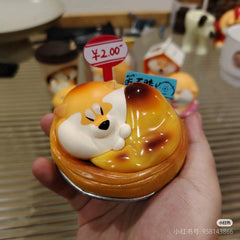 ﻿ Achai Shiba Inu Blind Box Figure Cosplay Food Series  Mysterious Box Collection Pvc Model Surprise Birthday Toy Gift For Kid