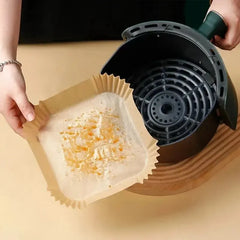 50Pcs Air Fryer Disposable Paper Non-Stick Airfryer Baking Papers