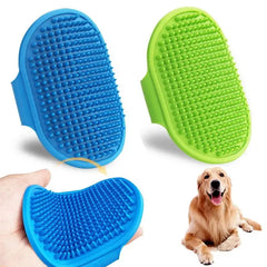 Wash Soft Grooming Rubber Pet Cleaning Tool Equipment Pet Bath Silicone Massage Gloves Comb Hair Remover Dog Cats Cleaning Brush