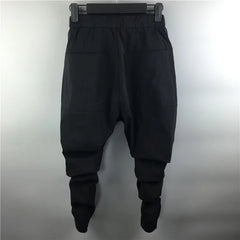 Owen Seak Men Casual Cargo Harem Pants High Street Hip Hop Length Men's Clothing Sweatpants Autumn Black Big Size